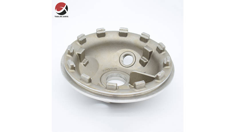 不鏽鋼(gang)鑄造定制(zhi)件泵體泵(beng)配件